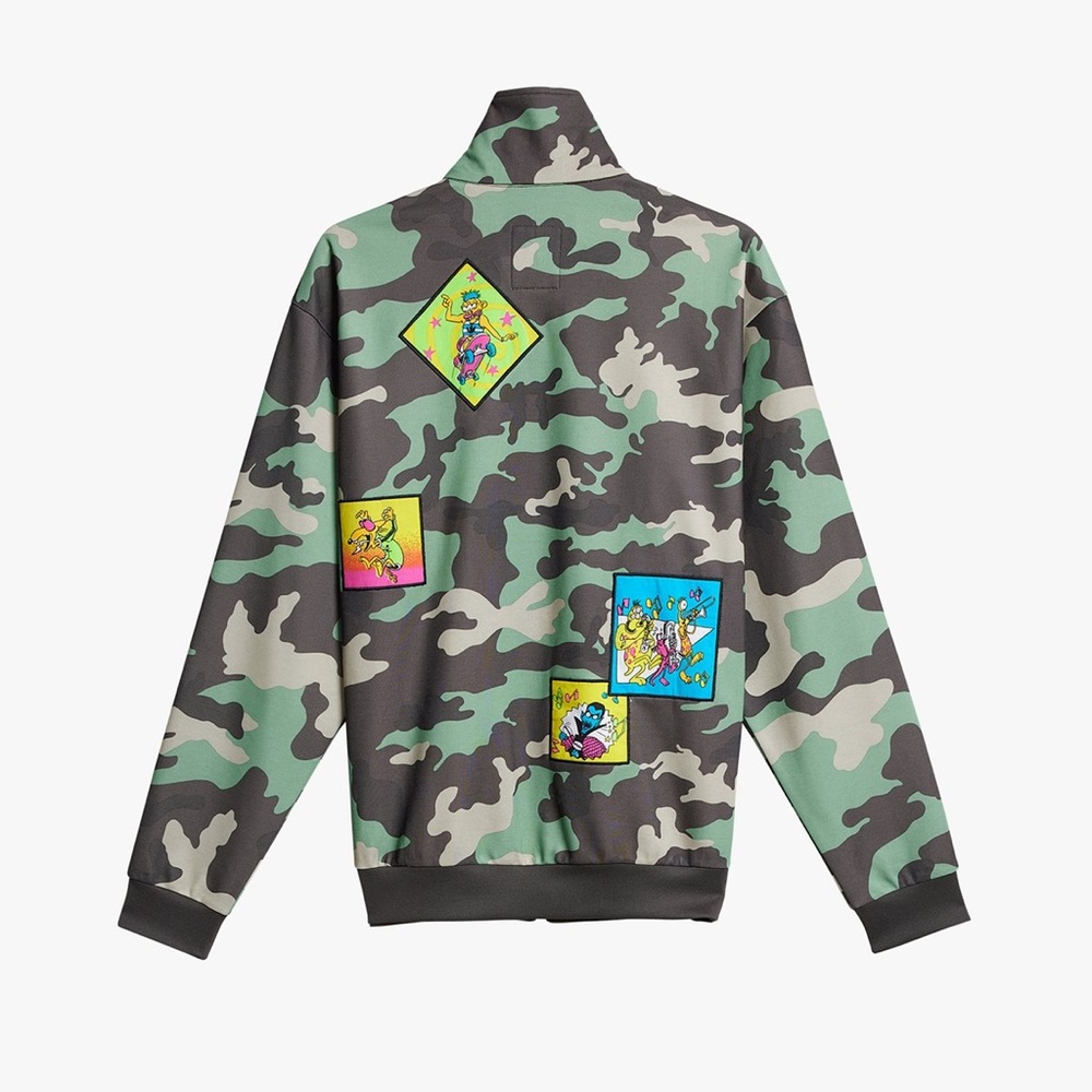 adidas originals x JEREMY SCOTT Camouflage Sports Jacket Multi-Color Extra Large - Picture 14 of 14
